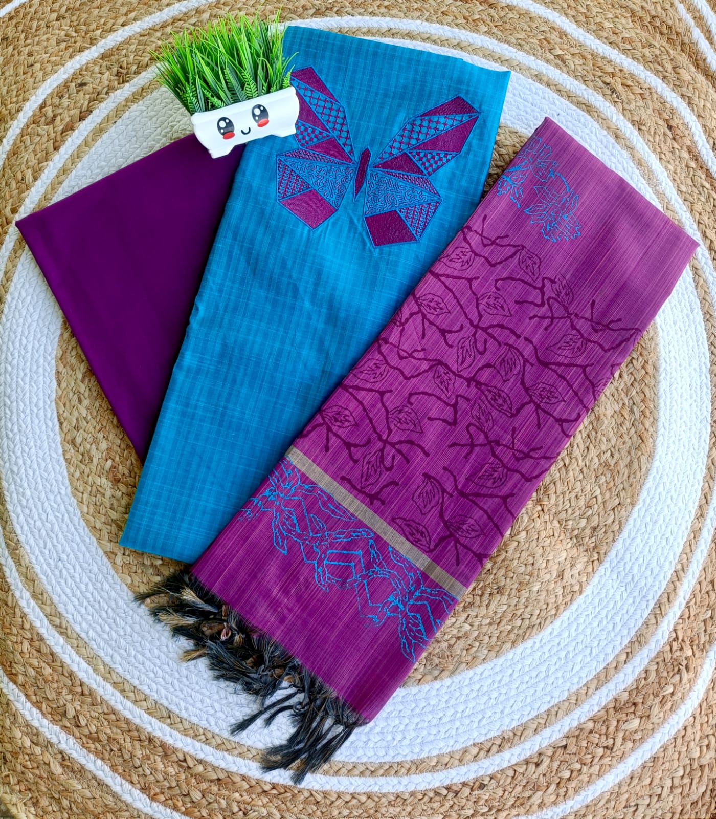 SALWAR SET(Slik cotton)005