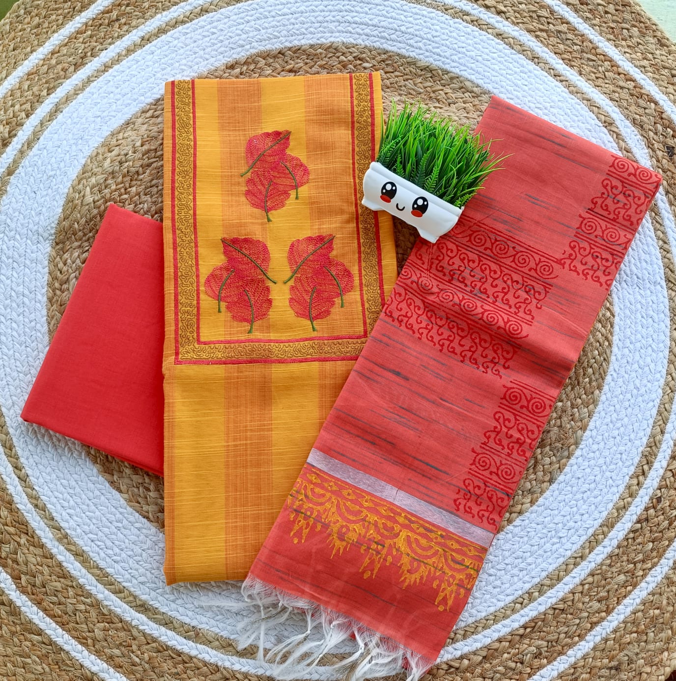 SALWAR SET(Slik cotton)008