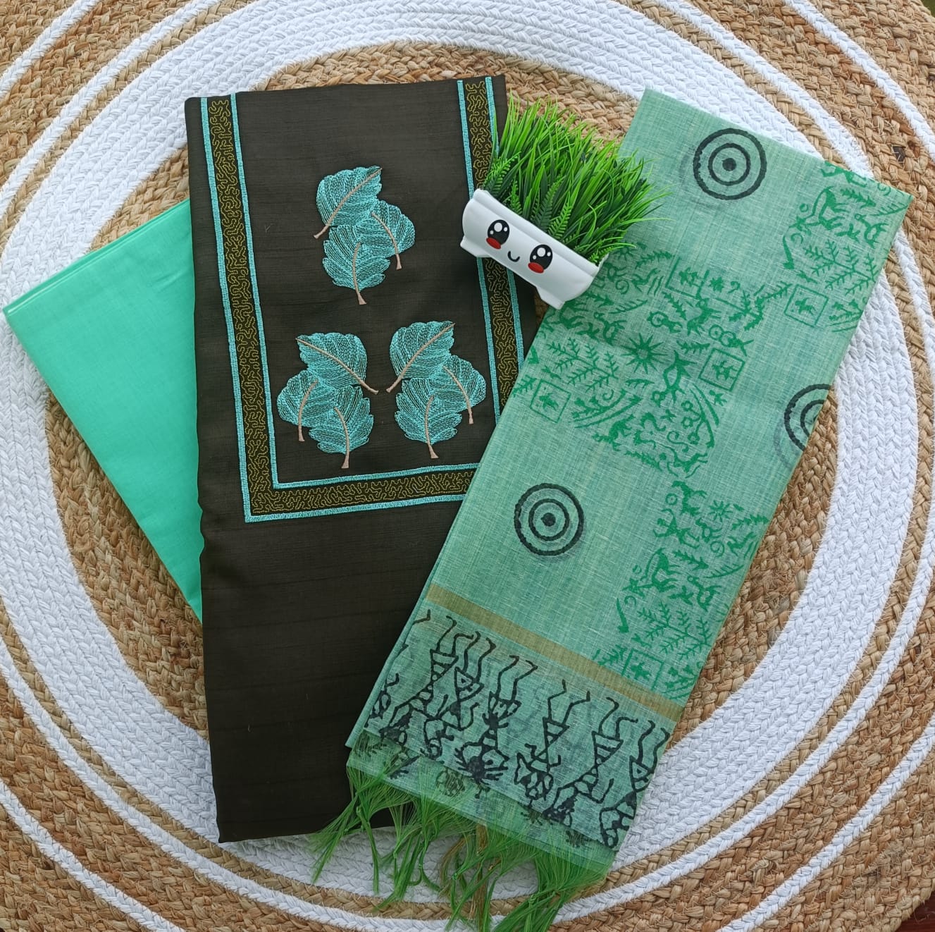 SALWAR SET(Slik cotton)010