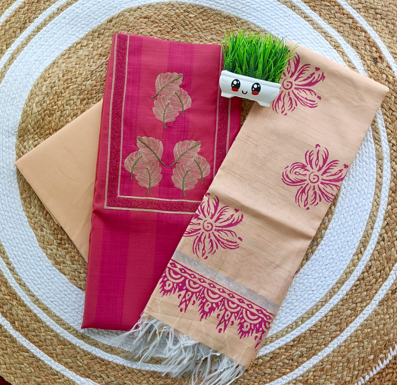 SALWAR SET(Slik cotton)012